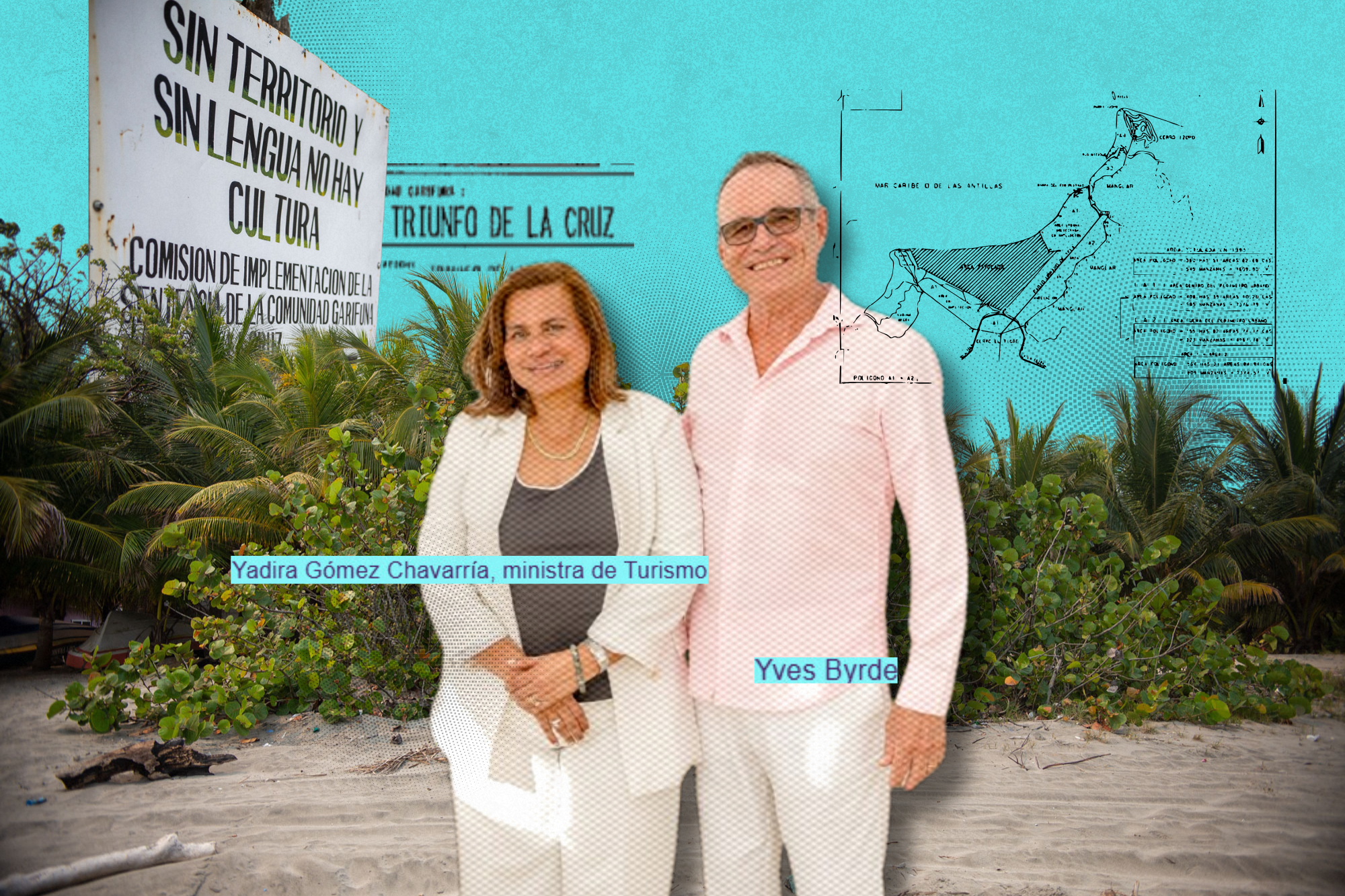 Familiares de la ministra de Turismo negociaron tierras del pueblo garífuna  en Triunfo de la Cruz, desoyendo sentencias internacionales - Contra  Corriente, image size:2000x1333